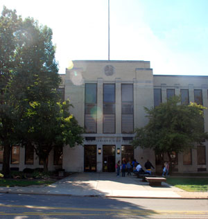 High School Front View